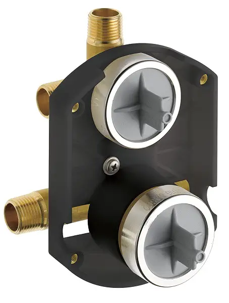 Delta shower valve