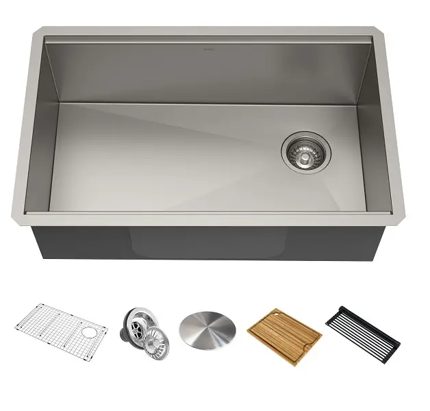 Kraus kore workstation under-mount kitchen sink