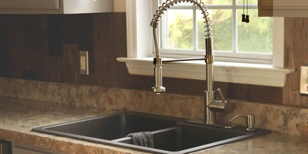 Miseno kitchen sink golden color