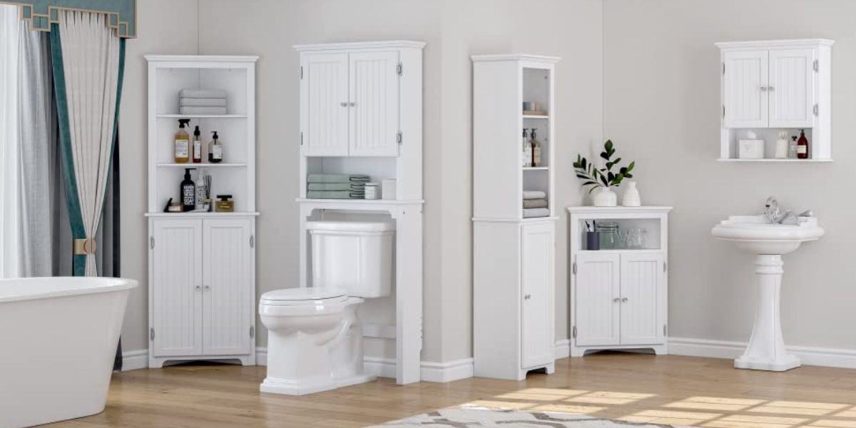 best small corner-cabinet for bathroom