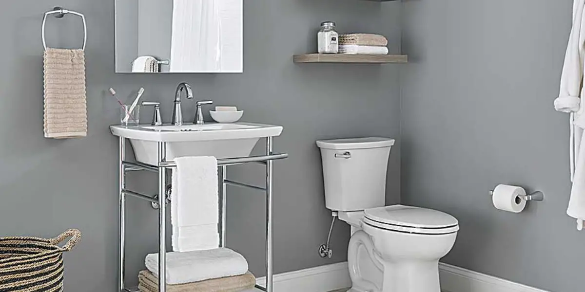 American Standard bathroom sink & toilet