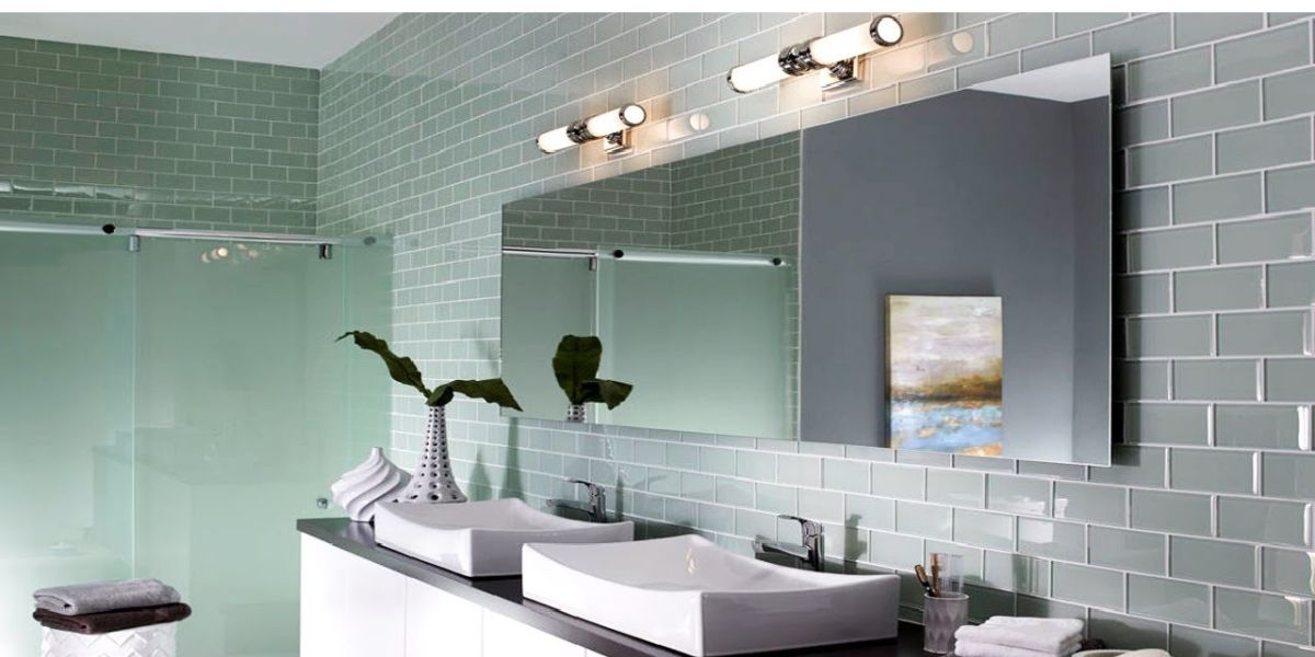 bathroom vanity lightning ideas over mirror