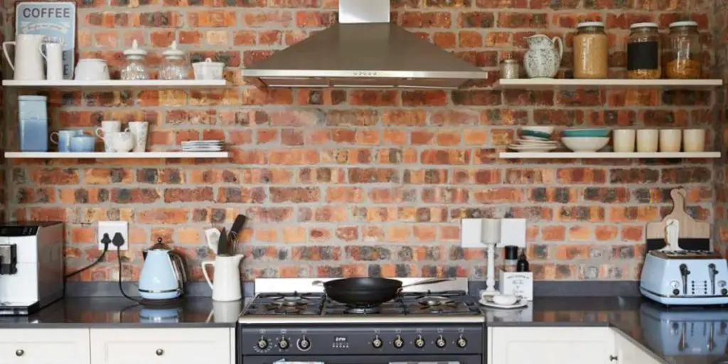 Ikea floating shelves for the kitchen