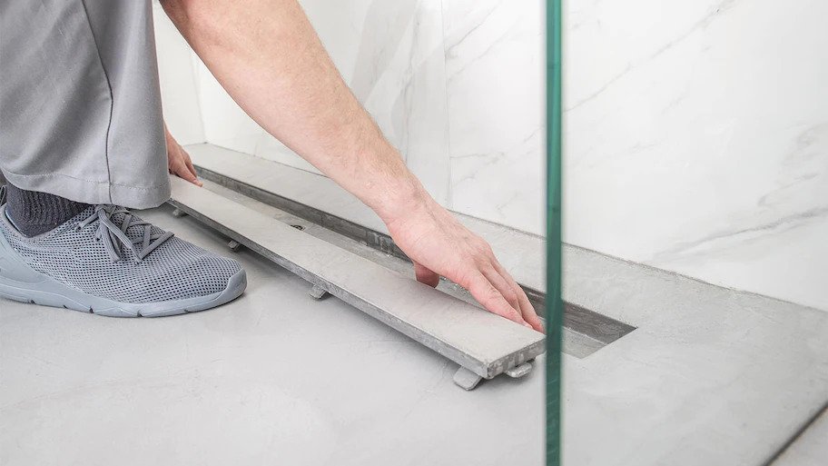 Linear shower drain installation – How to install a linear shower drain