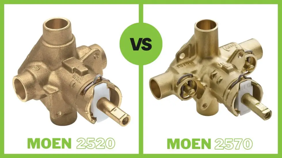 Moen 2520 vs 2570 Shower Valve [2023] Which One is Best?