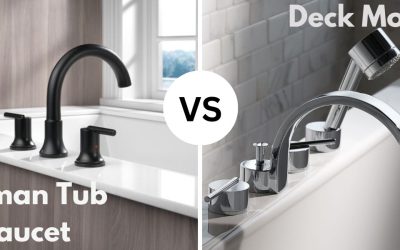 Roman tub faucet vs deck mount: Everything you need to know before buying