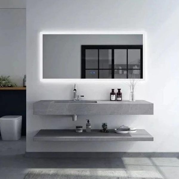 Rock Stone Wall Mounted Floating Bathroom Vanity