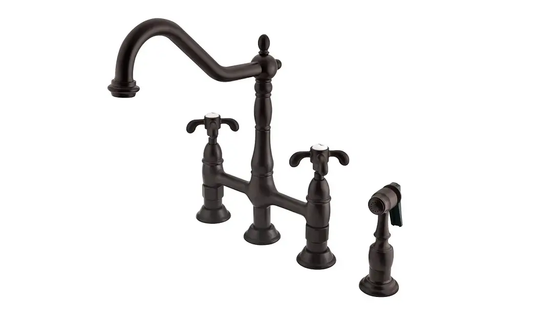 vintage vibe vintage-style bridge faucet