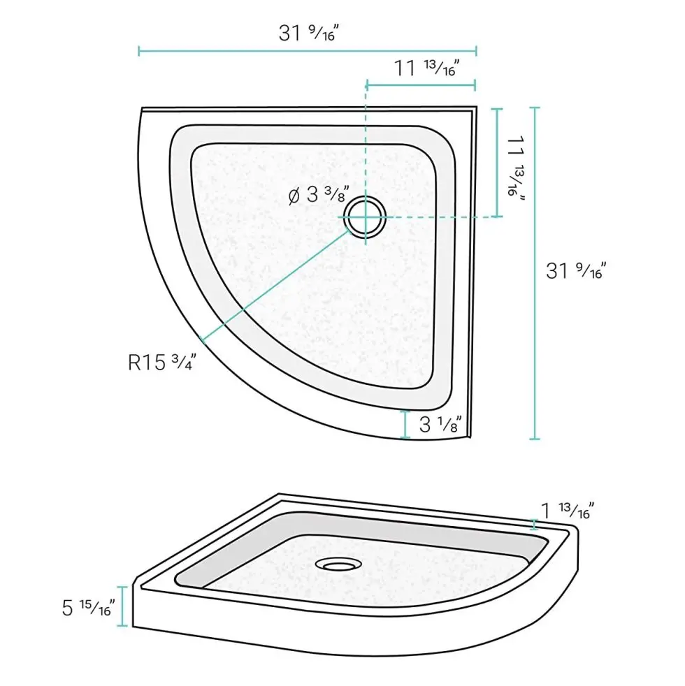 Corner Shower Pan Sizes & Measurements A Complete Guide in 2023