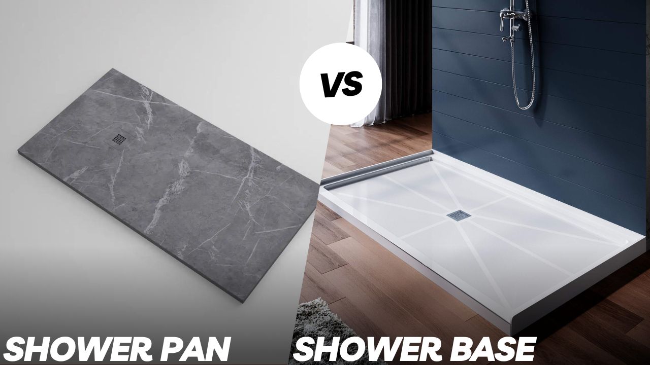 shower pan vs shower base