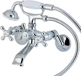 Kingston Brass KS266C Kingston Clawfoot Tub Faucet in Polished Chrome color