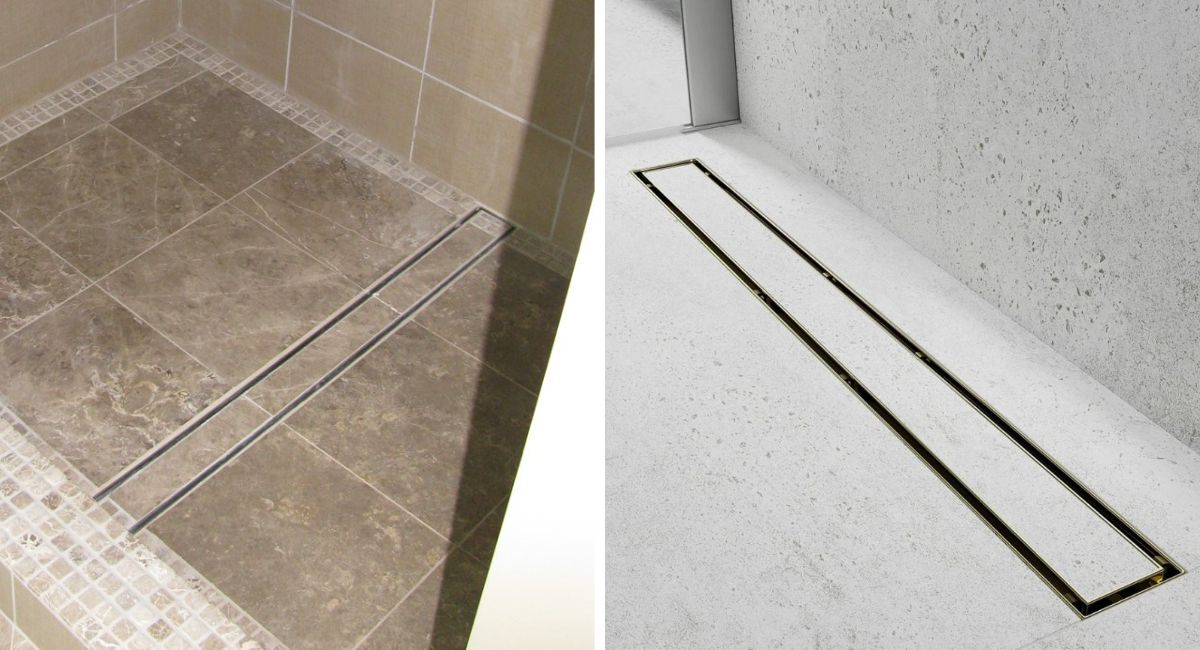 Types of linear shower drain