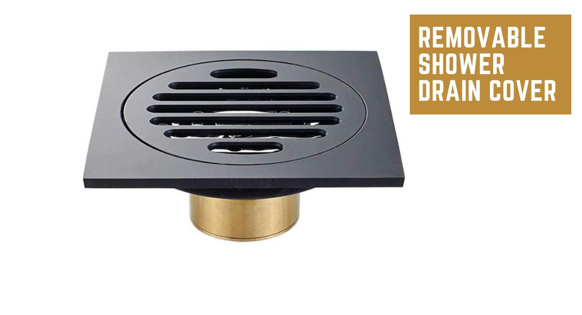 removable shower drain cover examples