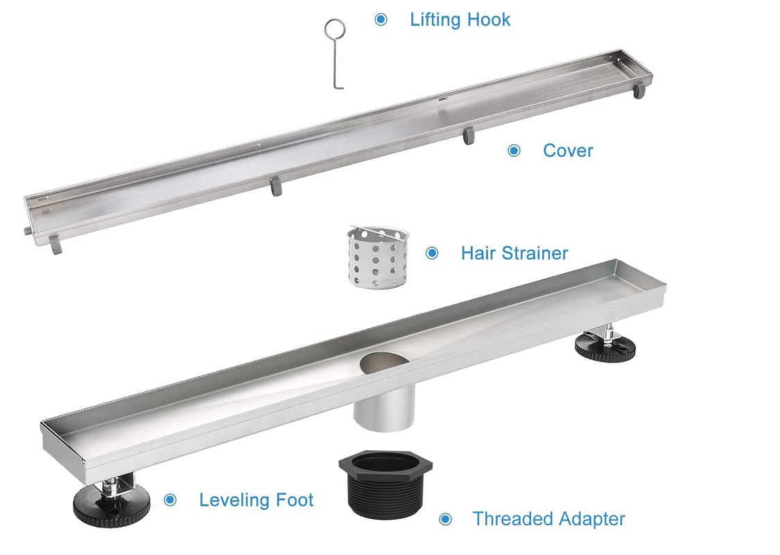 the common features of linear shower drain 